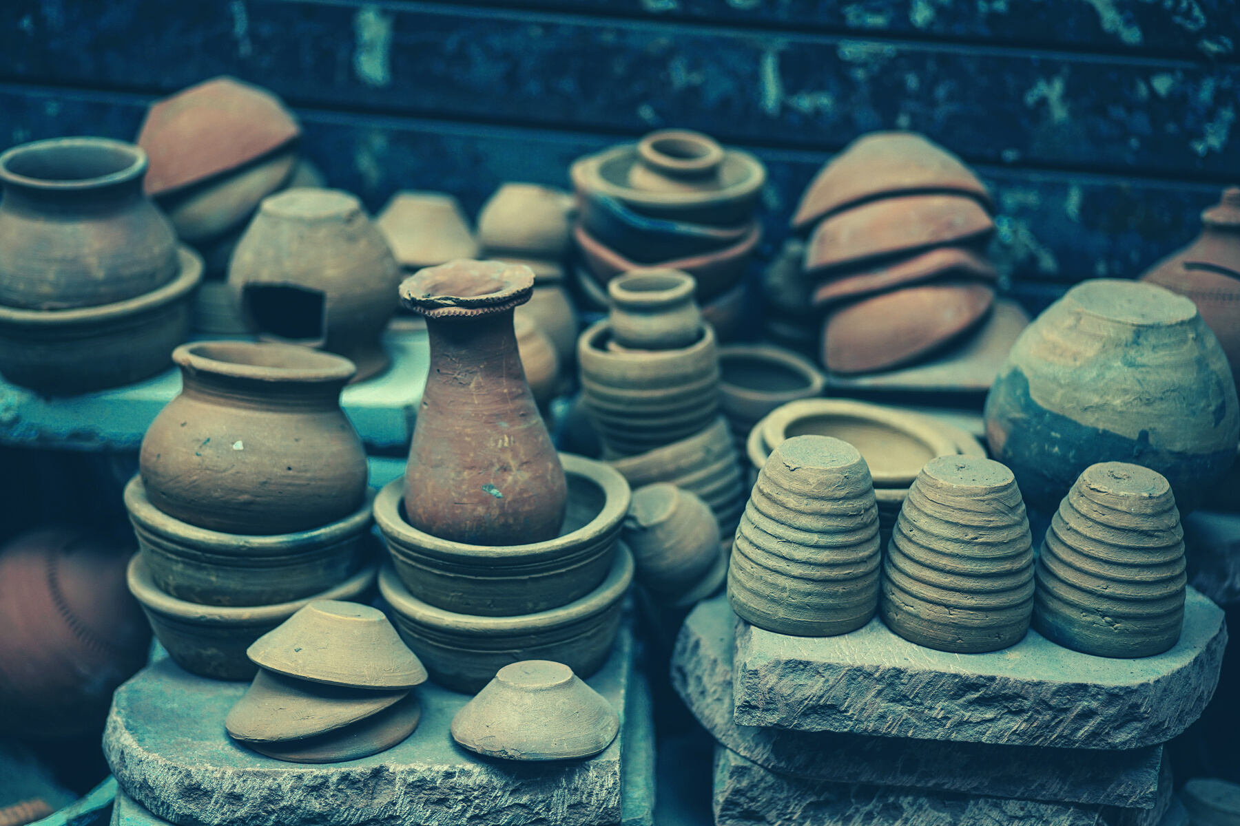 A Collection of Pots
